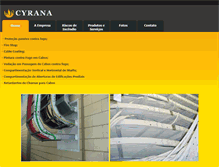 Tablet Screenshot of cyrana.com.br